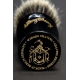"The Onyx" 26mm Fan Shape - White Badger Hair Shaving Brush in Faux Ebony