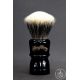 "The Trophy" 26mm Fan Shape - White Badger Hair Shaving Brush in Faux Ebony