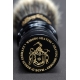 "The Trophy" 26mm Fan Shape - White Badger Hair Shaving Brush in Faux Ebony