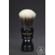 "The Swabia" 24mm Fan Shape - White Badger Hair Shaving Brush in Faux Ebony